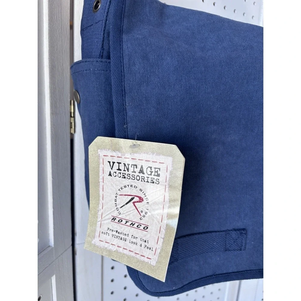 ROTHCO Vintage Canvas Messenger Bag Heavy-Duty Cotton Canvas‎ Crossbody Shoulder